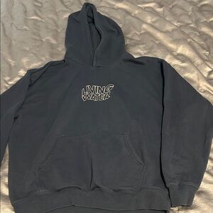 Dark Navy Elevated Faith  Hoodie ‘Living Water’